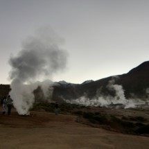 The Geysers of Tatio in the first daylight